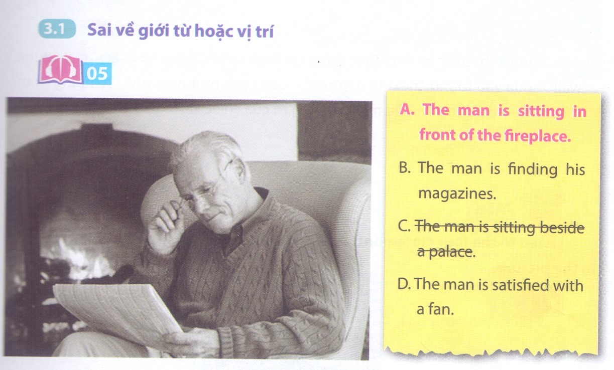 Sai về giới từ trong luyện thi Toeic